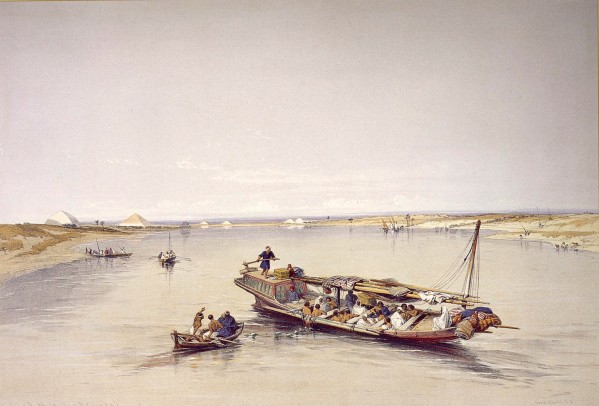View looking towards the Pyramids by David Roberts